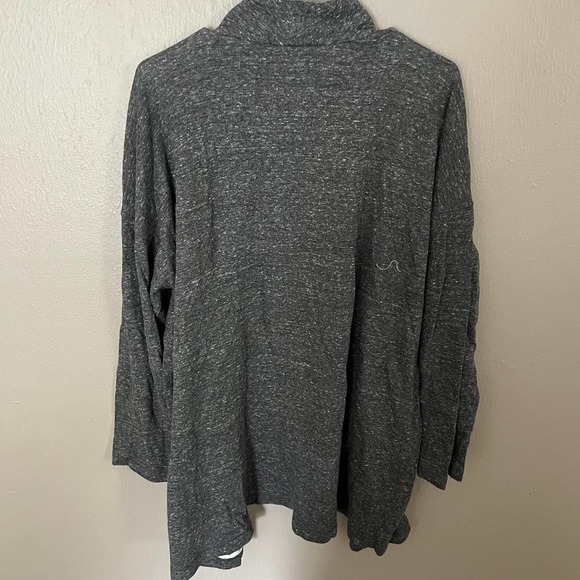 EILEEN FISHER Grey Open Front Cardigan Size Medium casual comfort everyday - Picture 5 of 5